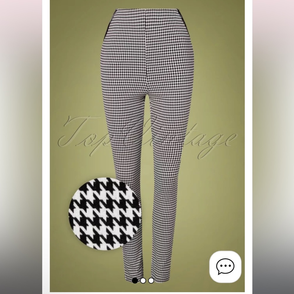 Collectif houndstooth trousers